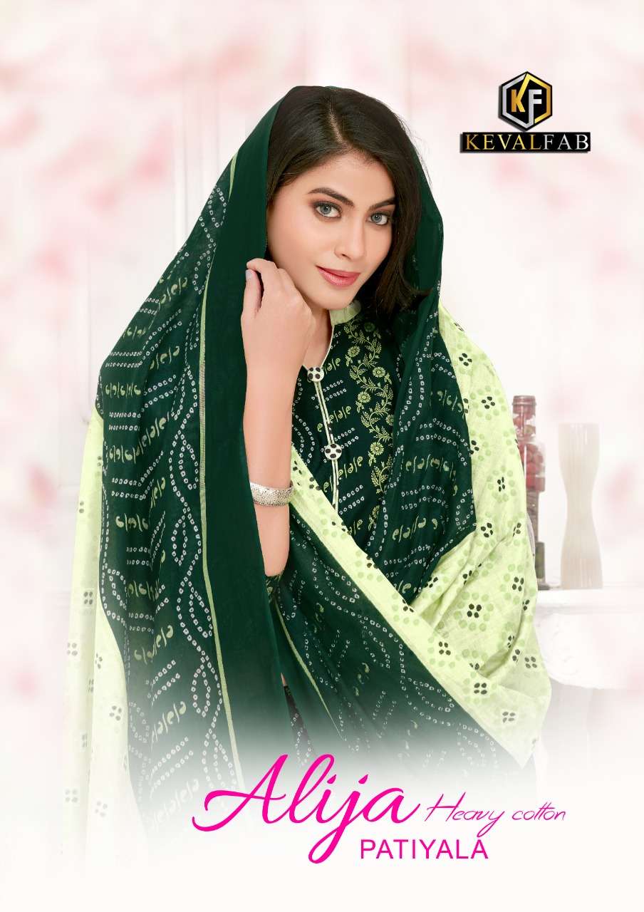 ALIJA PATIYALA VOL-1 BY KEVAL FAB 1001 TO 1006 SERIES COTTON DRESSES