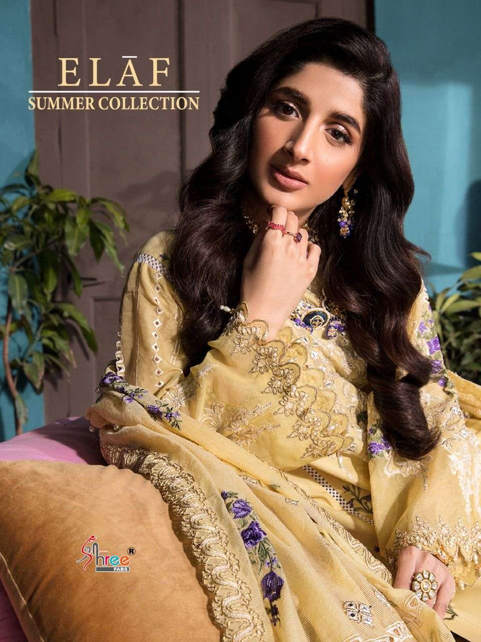 ELAF SUMMER COLLECTION BY SHREE FABS 2119 TO 2123 SERIES PAKISTANI COTTON DRESSES