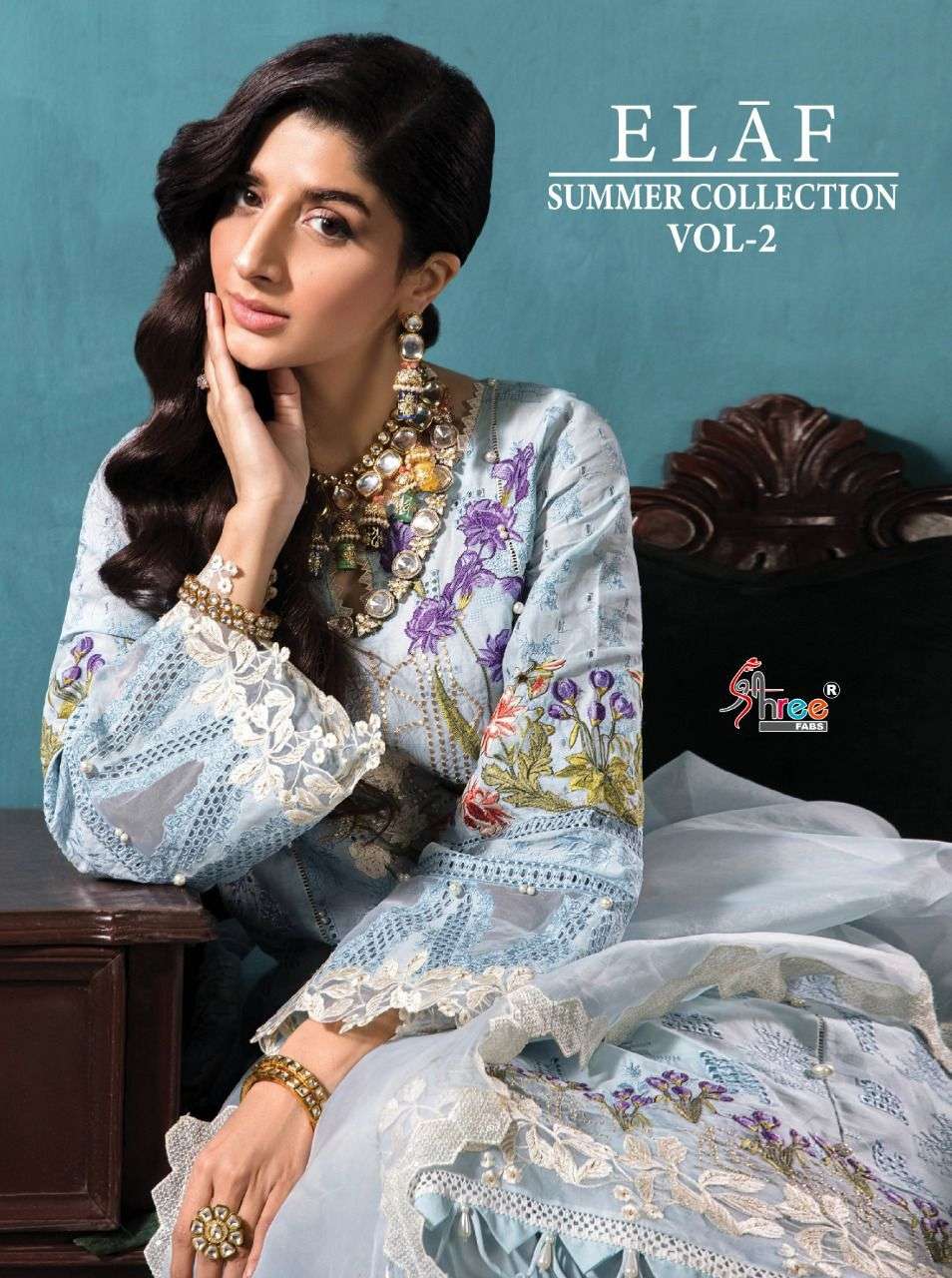 ELAF SUMMER COLLECTION VOL-2 BY SHREE FABS 2135 TO 2140 SERIES PAKISTANI COTTON DRESSES