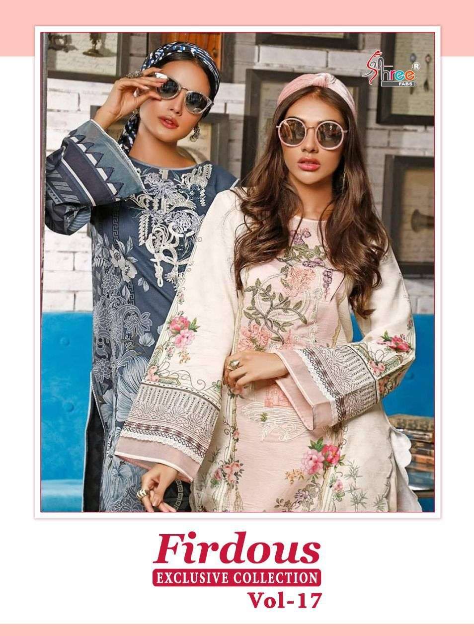 FIRDOUS EXCLUSIVE COLLECTION VOL-7 BY SHREE FABS 2099 TO 2198 SERIES COTTON DRESSES