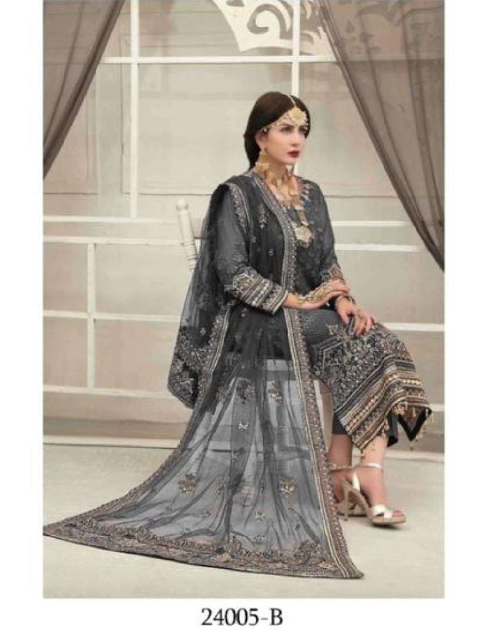 HOOR TEX 24005 COLOURS BY HOOR TEX HEAVY GEORGETTE PAKISTANI DRESSES