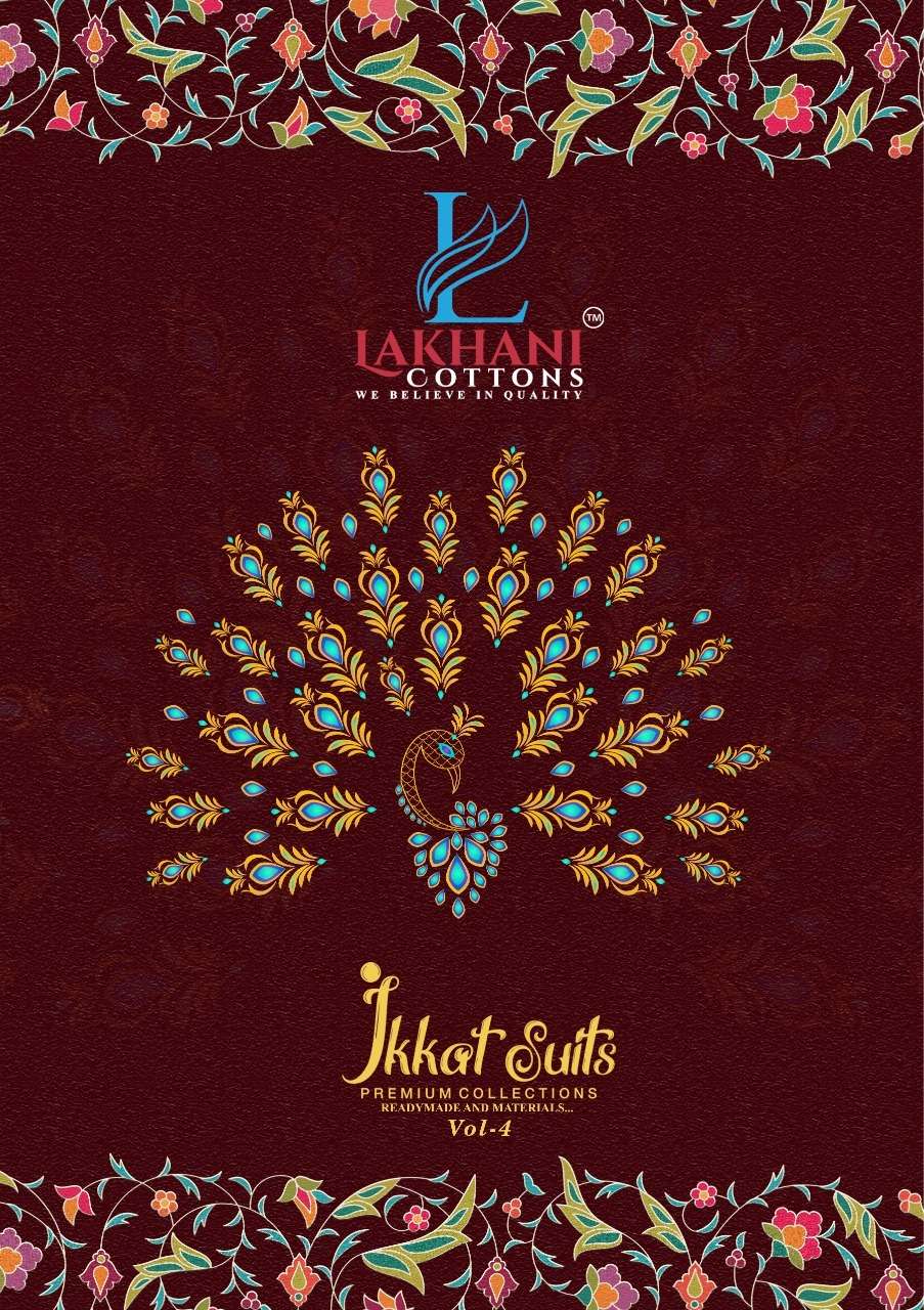 IKKAT SUITS VOL-4 BY LAKHANI COTTONS 405 TO 416 SERIES DESIGNER COTTON DRESSES