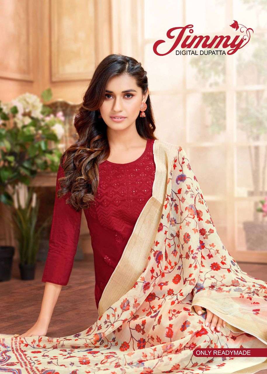 JIMMY BY KAPIL TRENDZ 27000 TO 27004 SERIES SILK DRESSES