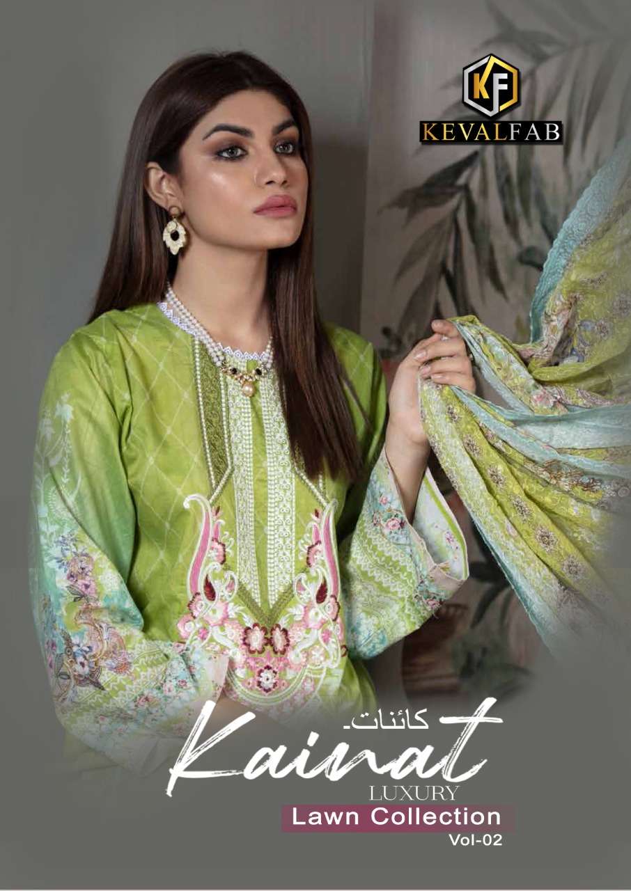 KAINAT VOL-2 BY KEVAL FAB 2001 TO 2006 SERIES COTTON DRESSES