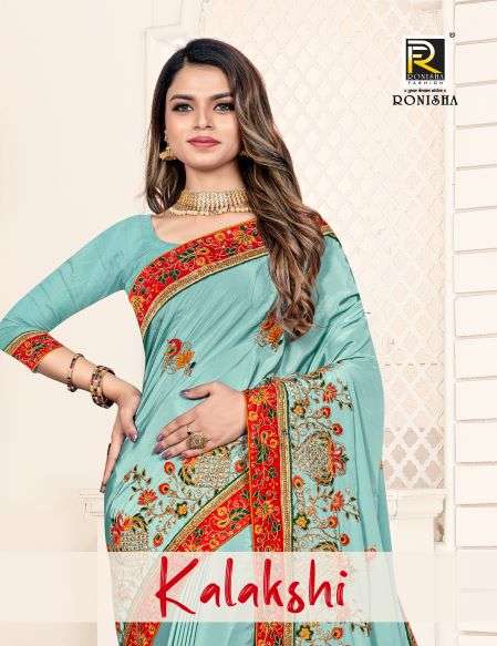 KALKSHI BY RONISHA FASHION 1001 TO 1004 SERIES DESIGNER SILK SAREES