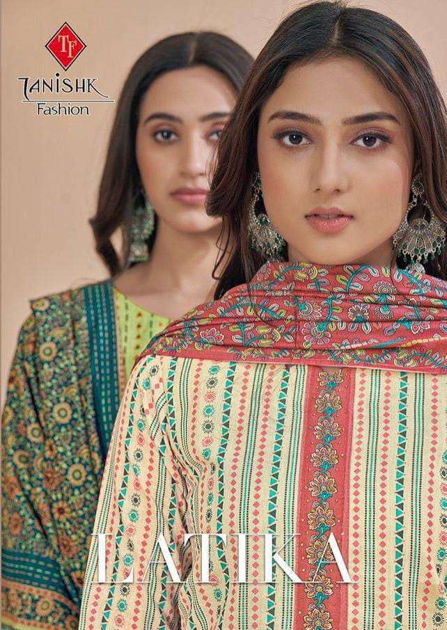 LATIKA BY TANISHK FASHION 2101 TO 2106 SERIES DESIGNER LINEN DRESSES