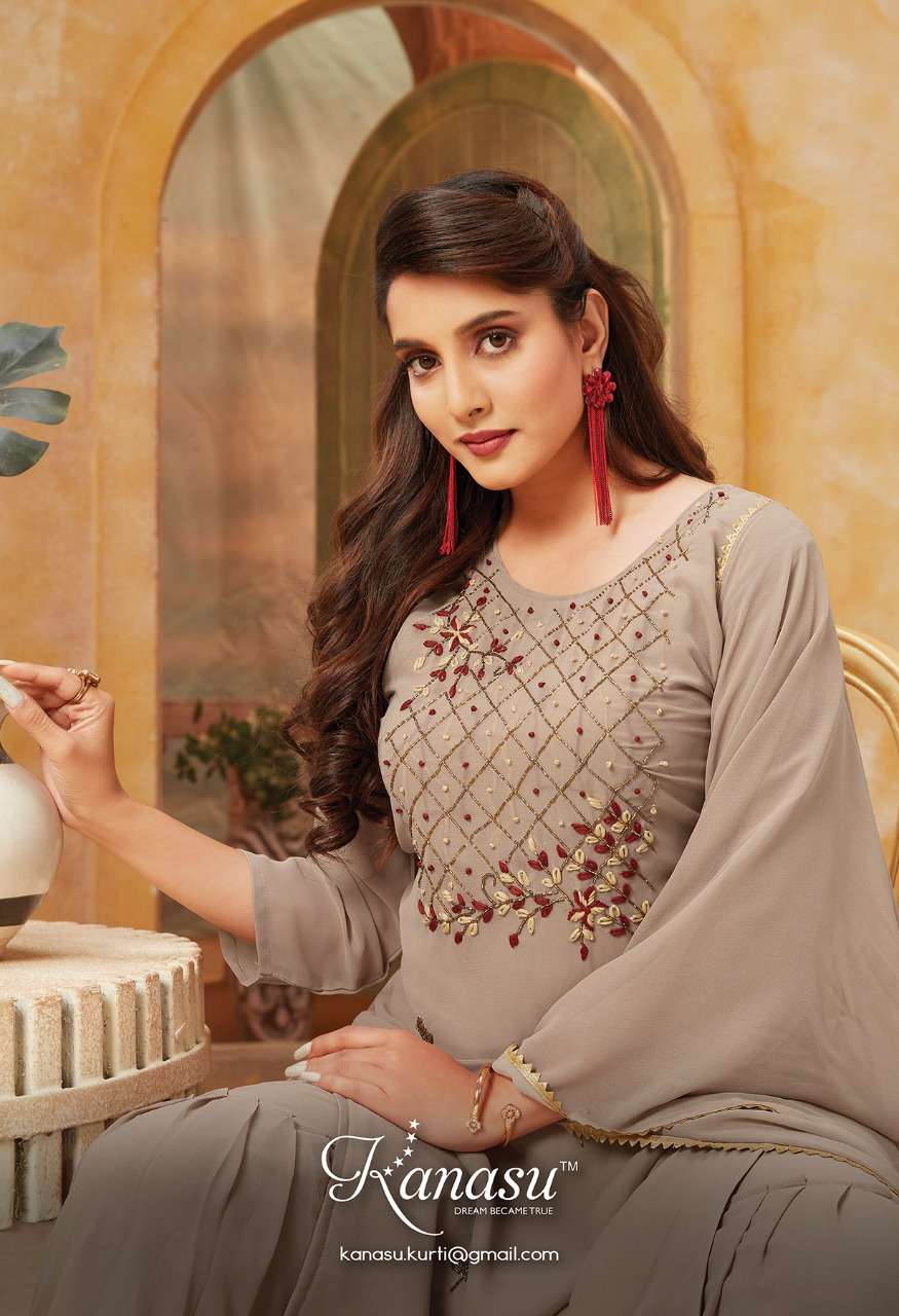 LUYCEE BY KANASU 201 TO 208 SERIES DESIGNER GEORGETTE DRESSES