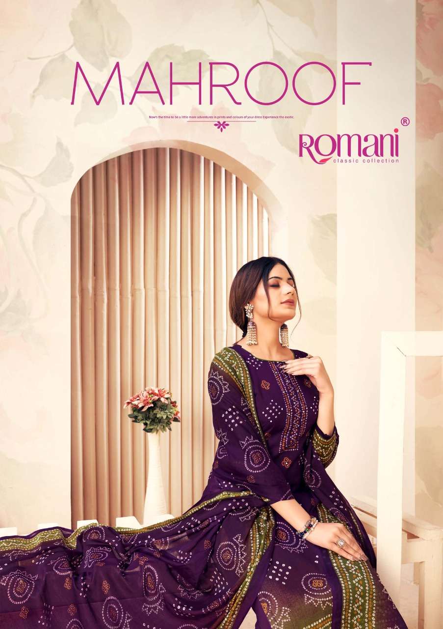 MAHROOF BY ROMANI 1033-001 TO 1033-010 SERIES SOFT COTTON DRESSES