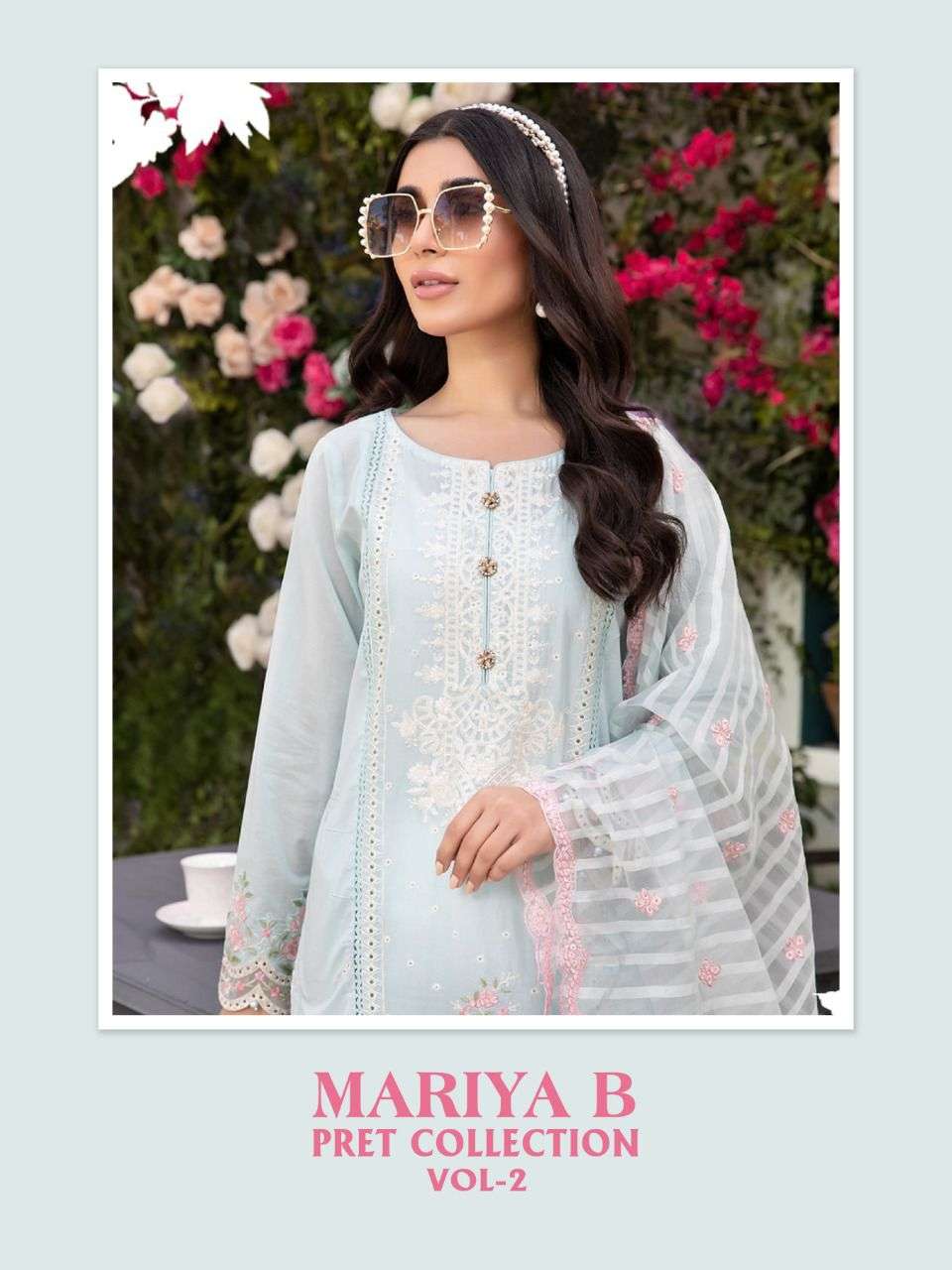 MARIYA B PRET COLLECTION VOL-2 BY SHREE FABS 2141 TO 2143 SERIES COTTON DRESSES