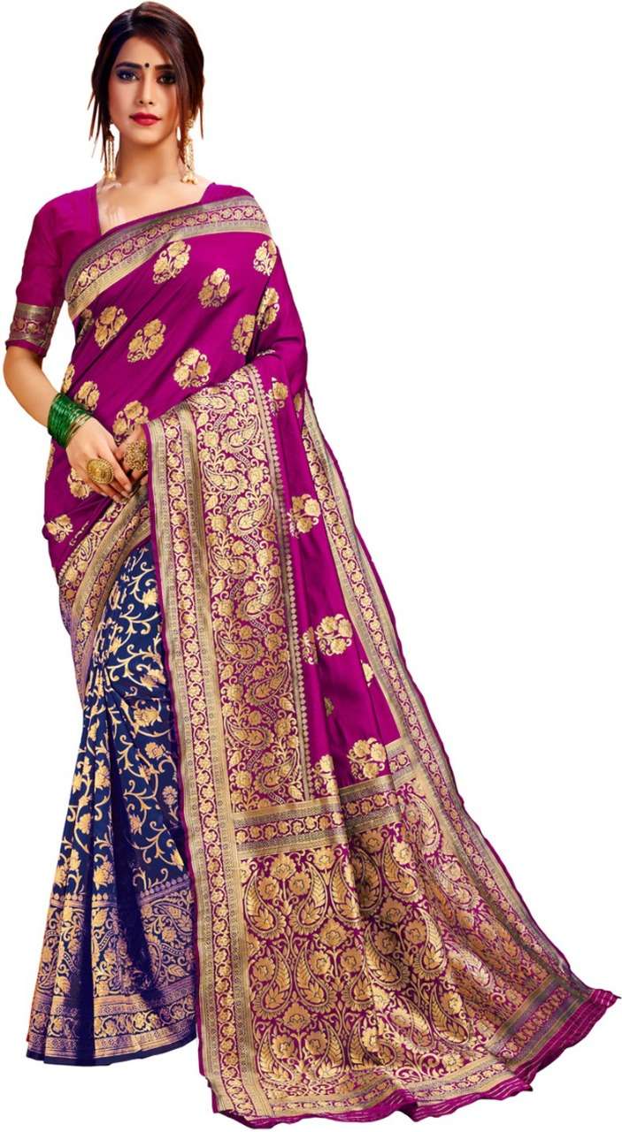 MILANO BY ASLIWHOLESALE 101 TO 107 SERIES DESIGNER SILK SAREES