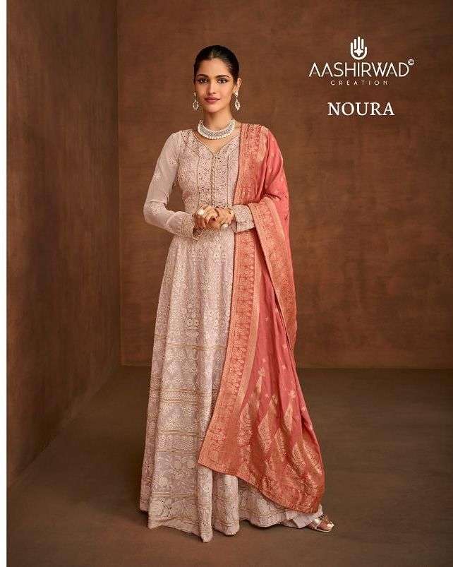 NOURA BY AASHIRWAD CREATION 9105 TO 9108 SERIES DESIGNER GEORGETTE DRESSES