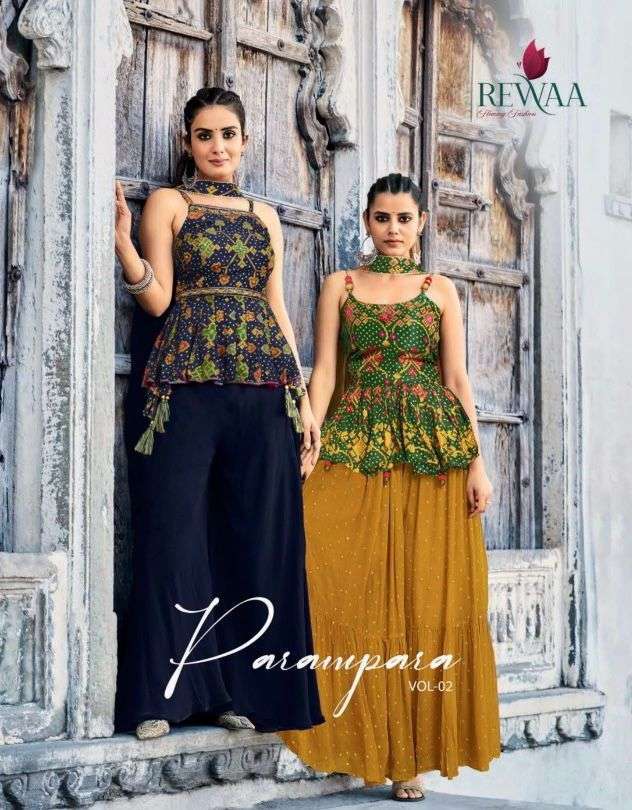 PARAMPARA VOL-2 BY REWAA HEAVY DESIGNER STYLISH STITCHED DRESSES