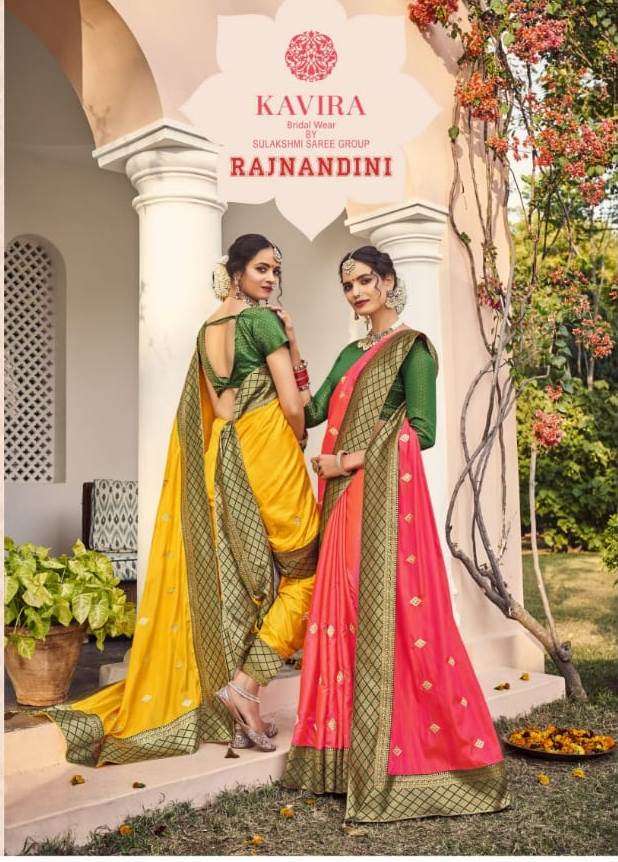 RAJNANDINI BY KAVIRA 3601 TO 3609 SERIES HEAVY DESIGNER SAREES