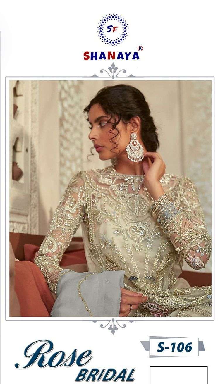 ROSE BRIDAL S-106 HIT DESIGN BY SHANAYA FASHION FAUX GEORGETTE DRESS