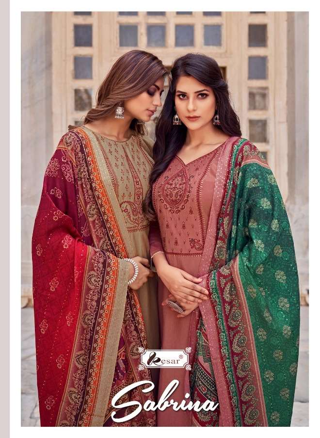 SABRINA BY KESAR 123001 TO 123006 SERIES DESIGNER COTTON DRESSES