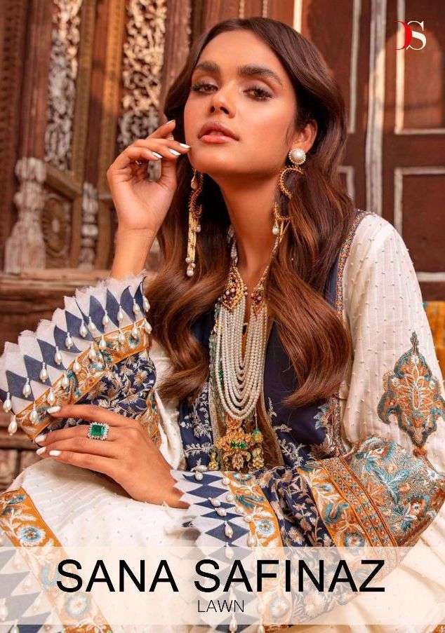 SANA SAFINAZ LAWN BY DEEPSY SUITS 991 TO 994 SERIES COTTON EMBROIDERED DRESSES