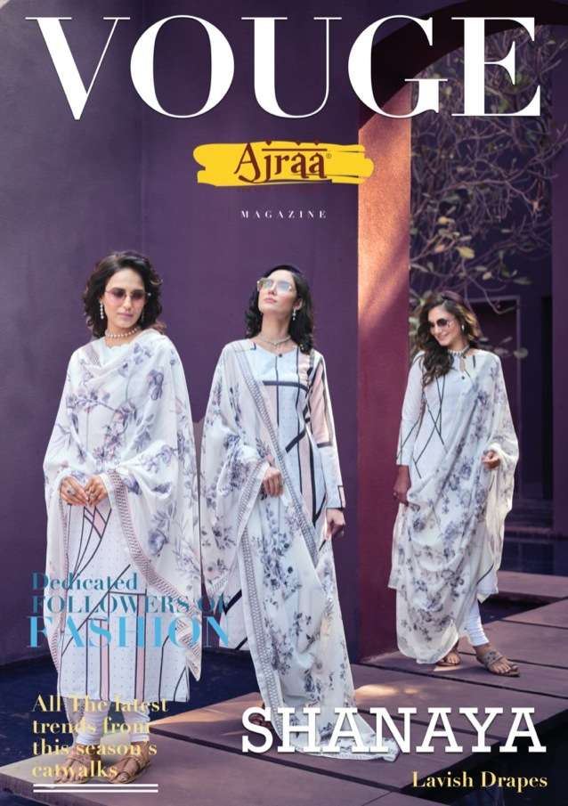 SHANAYA BY AJRAA 1001 TO 1007 SERIES DESIGNER COTTON DRESSES