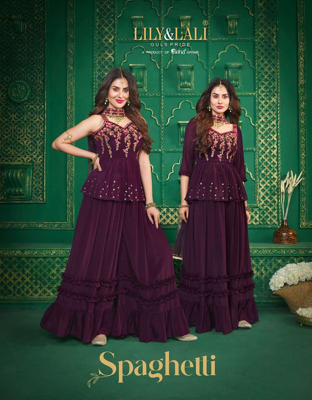 SPAGHETTI BY LILY & LALI 9001 TO 9006 SERIES DESIGNER STITCHED DRESSES