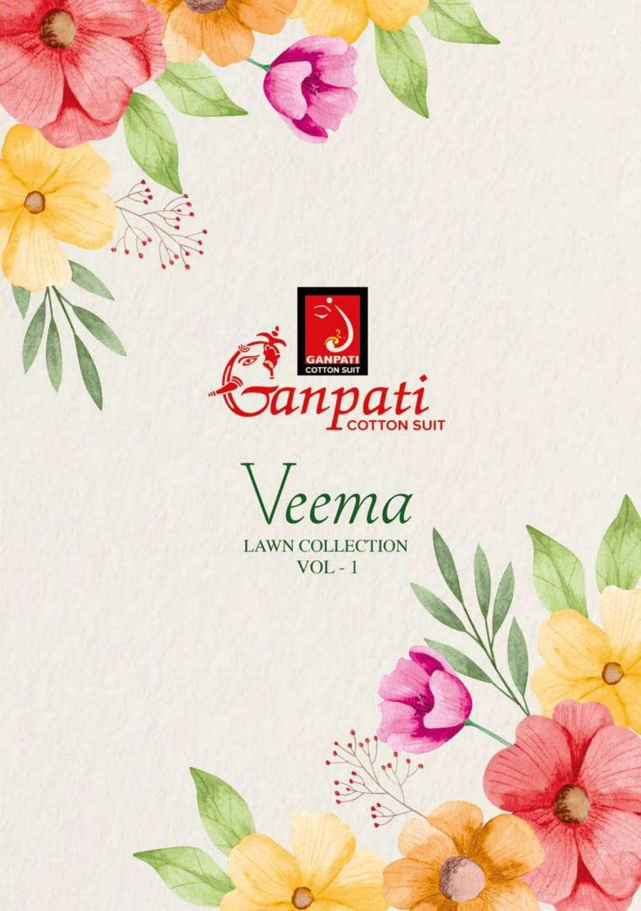 VEEMA BY GANPATI COTTON SUIT 216 TO 230 SERIES DESIGNER COTTON DRESSES