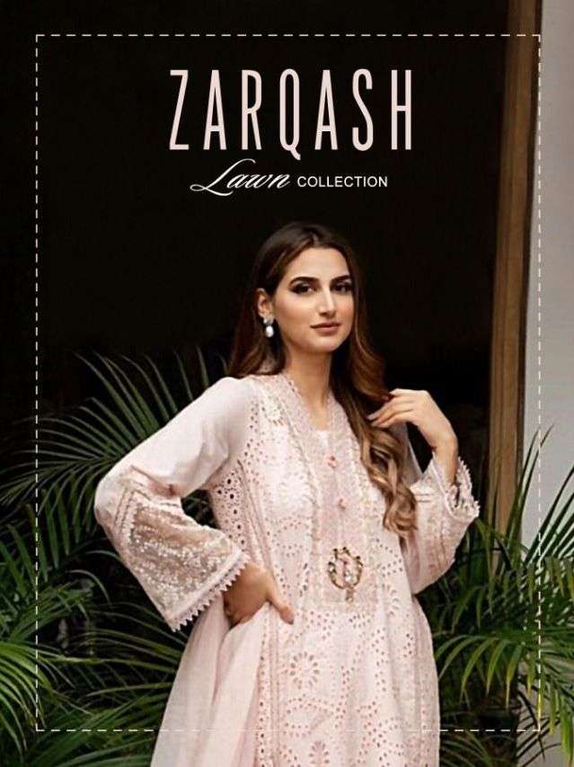 ZARQASH BY SANIYA TRENDZ 1027 TO 1030 SERIES COTTON DRESSES