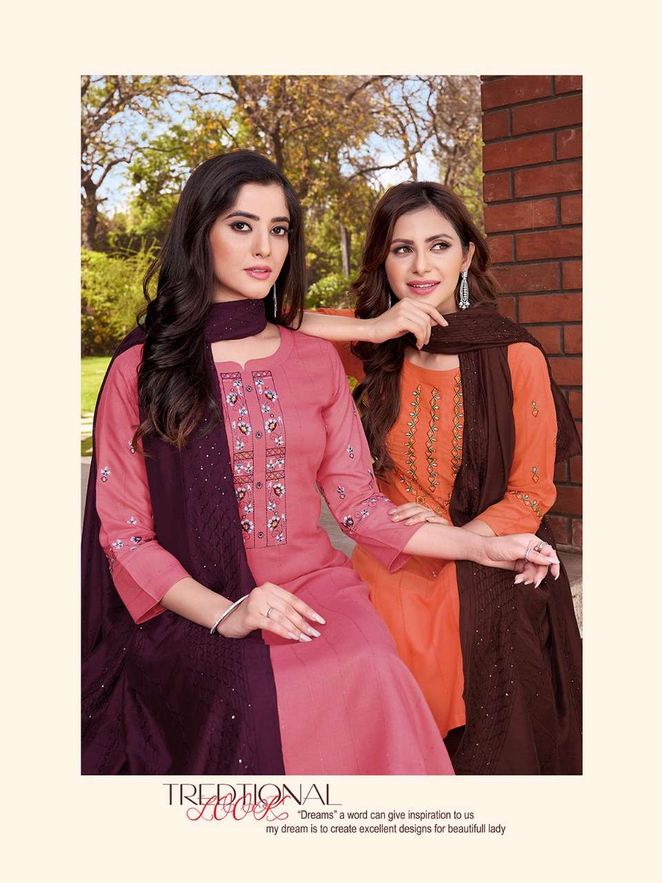 ARINA VOL-4 BY MANAS FAB 6019 TO 6024 SERIES READYMADE EMBROIDERED DRESSES