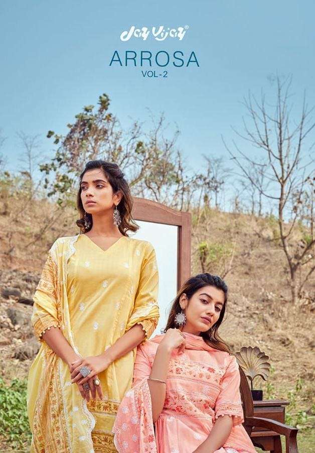 ARROSA VOL-2 BY JAY VIJAY 6921 TO 6930 SERIES DESIGNER COTTON DRESSES