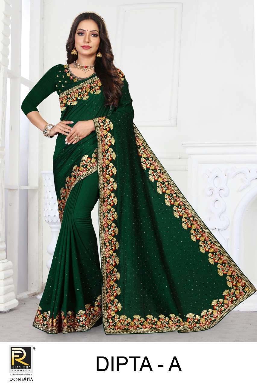 DIPTA BY RONISHA FASHION A TO F SERIES DESIGNER SILK SAREES