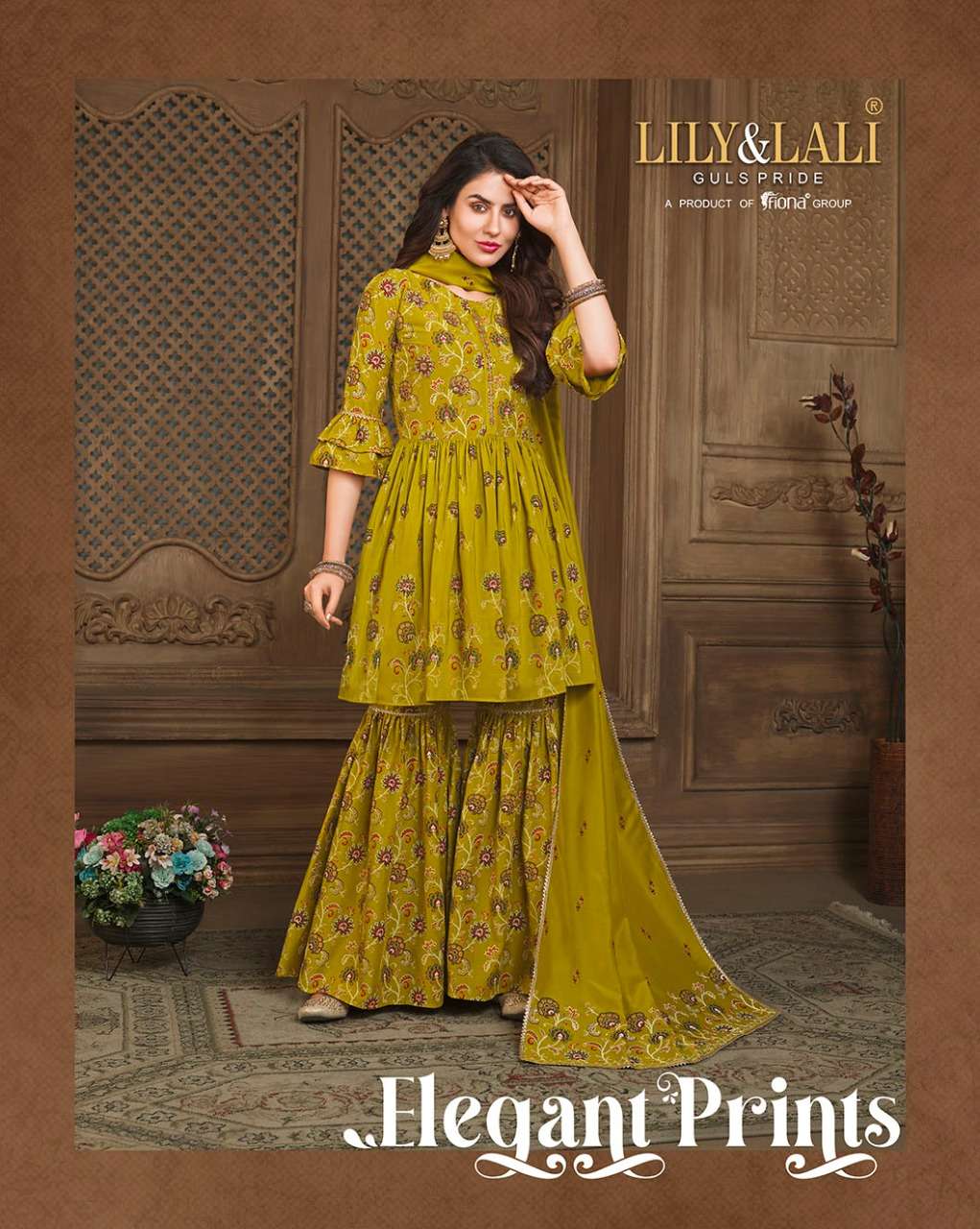 ELEGANT PRINTS BY LILY & LALI 9011 TO 9014 SERIES DESIGNER STITCHED DRESSES