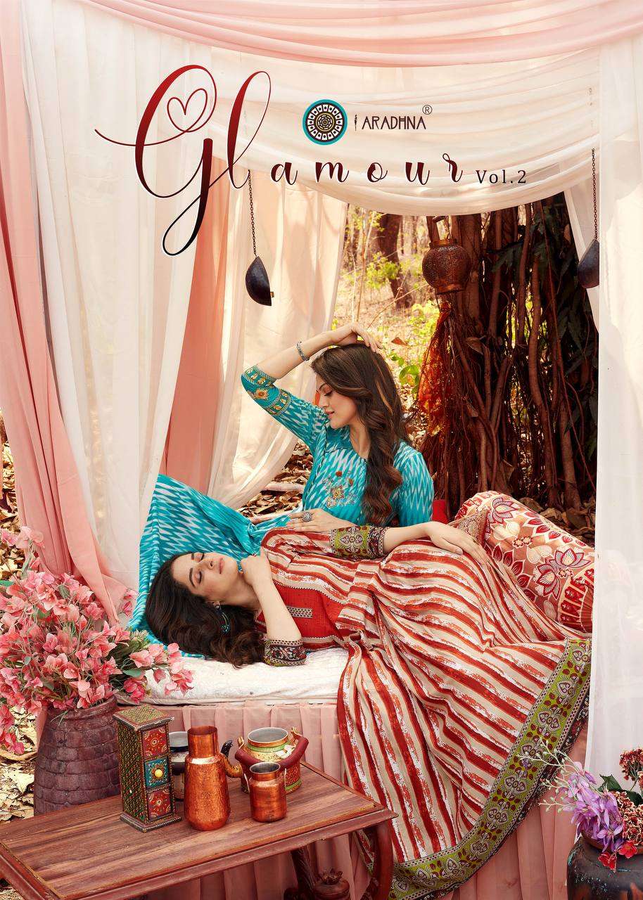 GLAMOUR VOL-2 BY ARADHNA FASHION 2001 TO 2008 SERIES RAYON KURTIS