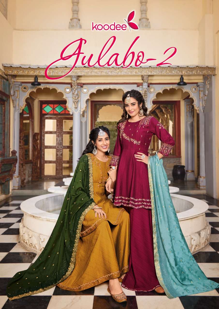 GULABO VOL-2 BY KOODEE 6064 TO 6066 SERIES VISCOSE DRESSES