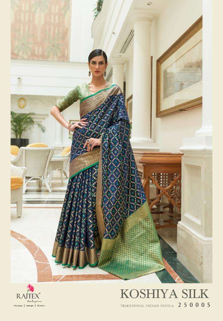 KOSHIYA SILK BY RAJTEX 250001 TO 250006 SERIES DESIGNER PATOLA SAREES 