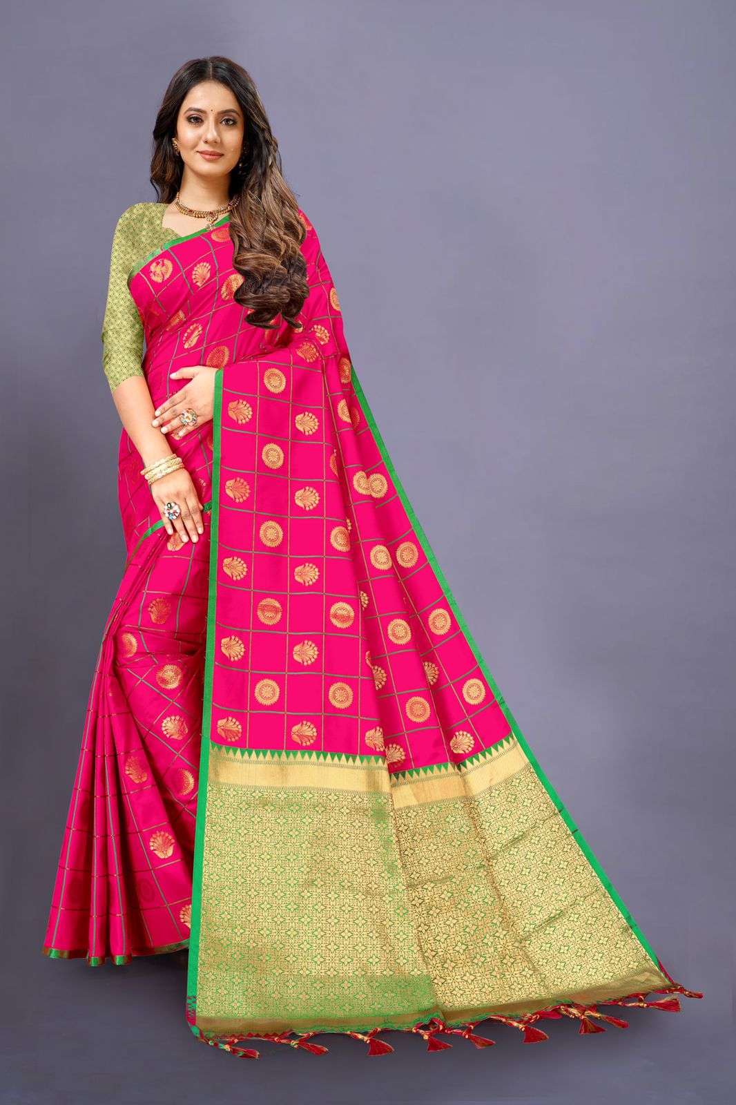 LOTUS BY ASLIWHOLESALE 01 TO 06 SERIES ANCY LITCHI SILK SAREES