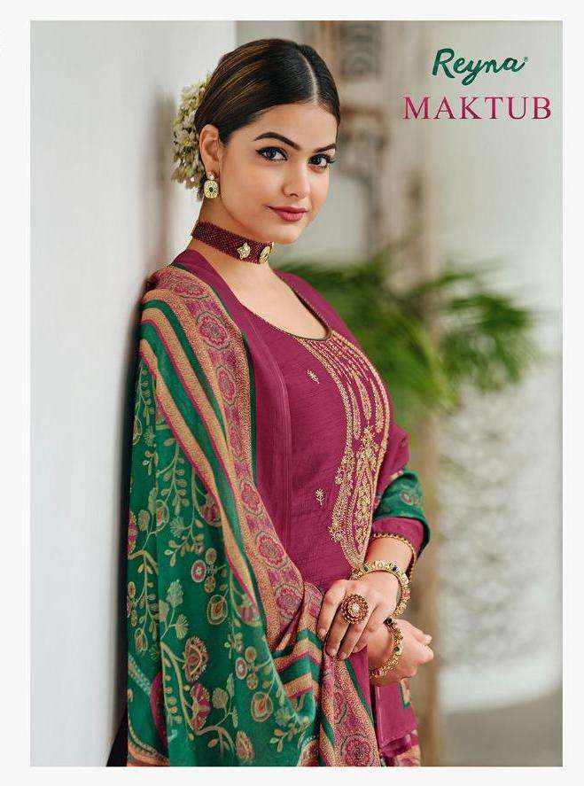 MAKTUB BY REYNA 731 TO 738 SERIES DESIGNER SILK DRESSES