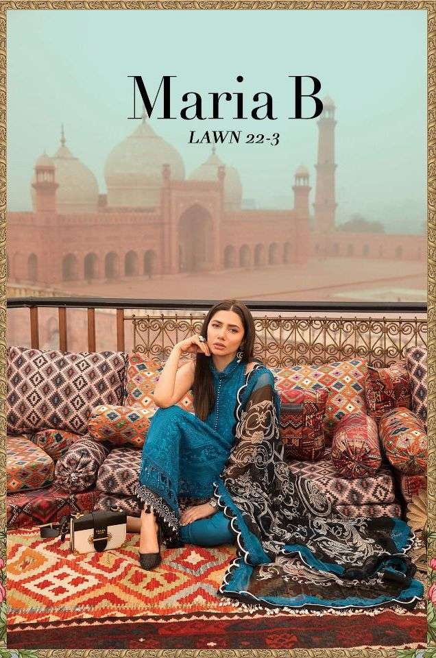 MARIA B LAWN-22 VOL-3 BY DEEPSY SUITS 1591 TO 1596 SERIES COTTON DRESSES