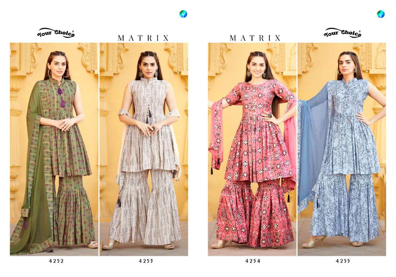 MATRIX BY YOUR CHOICE 4252 TO 4255 SERIES MODAL DRESSES