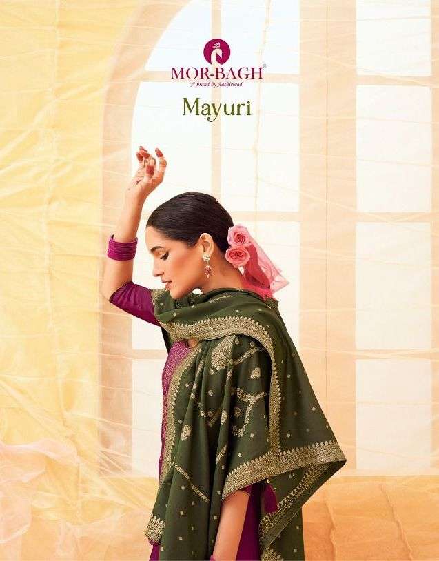 MOR BAGH MAYURI BY AASHIRWAD CREATION 9209 TO 9214 SERIES SILK DRESSES