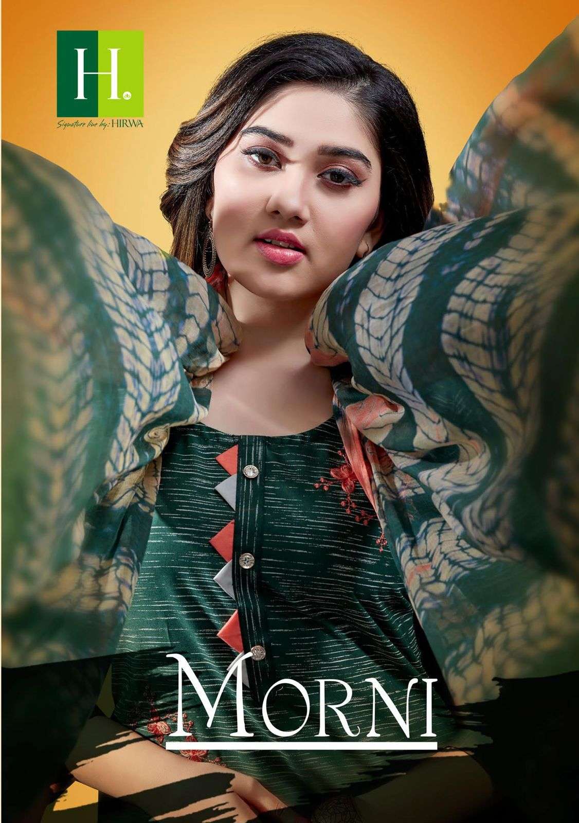 MORNI BY H DOT 1001 TO 1006 SERIES PRINTED COTTON DRESSES