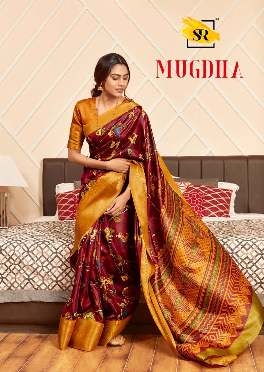 MUGDHA BY SR 1001 TO 1005 SERIES DESIGNER SILK SAREES