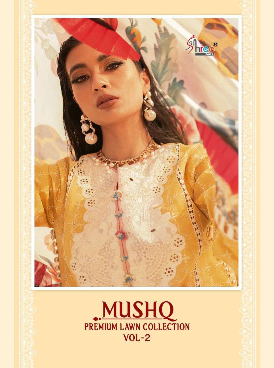 MUSHQ PREMIUM LAWN COLLECTION VOL-2 BY SHREE FABS 2170 TO 2173 SERIES COTTON DRESSES