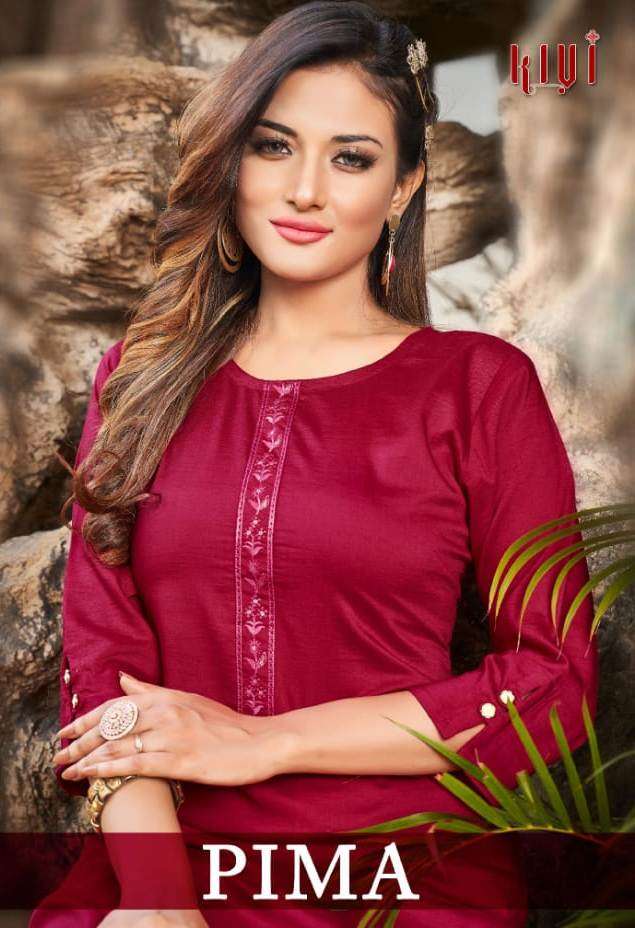 PIMA BY KIVI 13135 TO 13140 SERIES DESIGNER SILK KURTIS