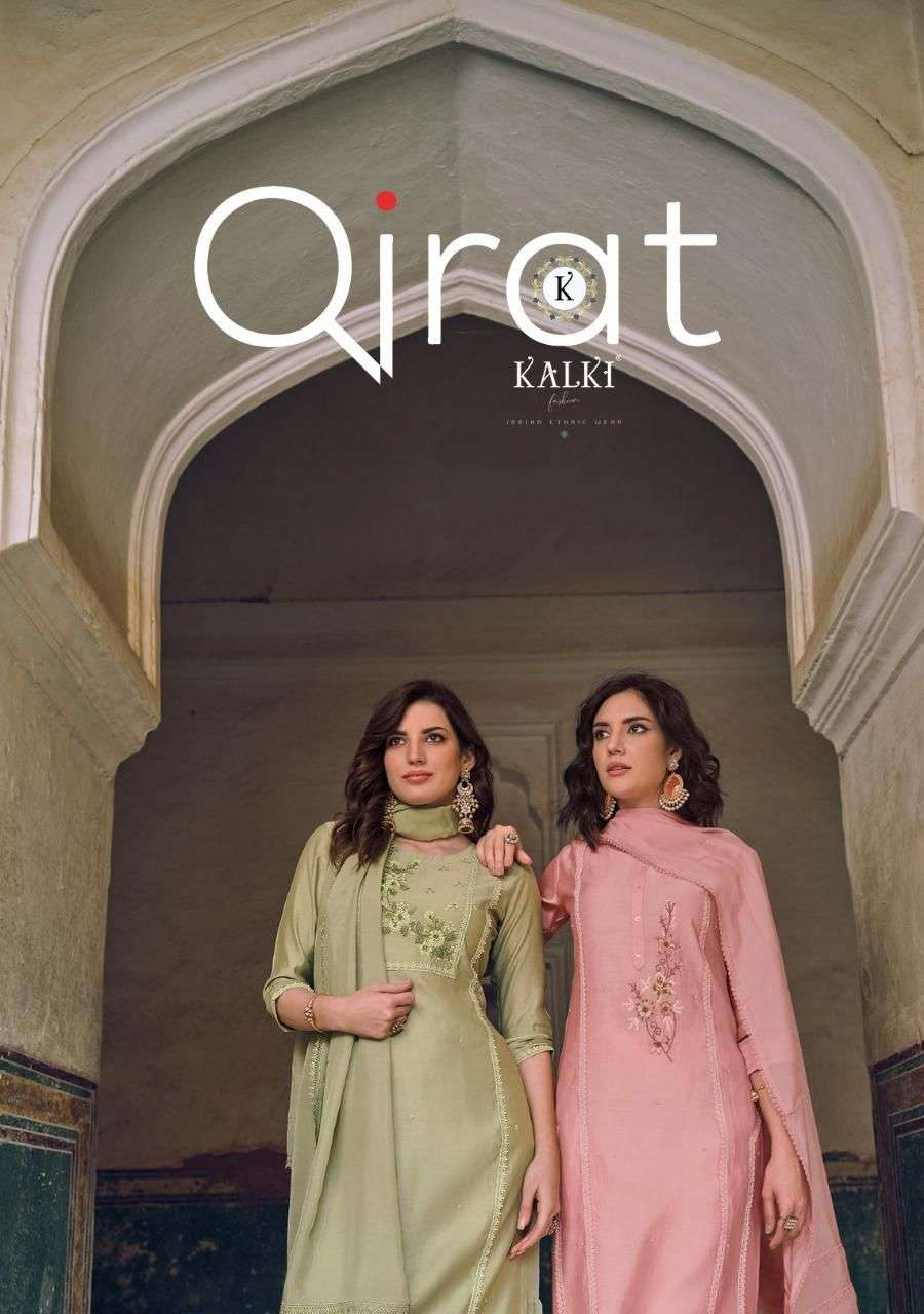 QIRAT BY KALKI FASHION 100001 TO 100006 SERIES DESIGNER COTTON DRESSES