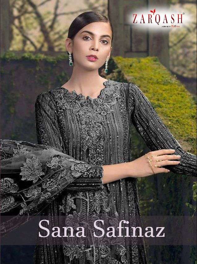 SANA SAFINAZ NX BY ZARQASH BUTTERFLY NET DRESSES