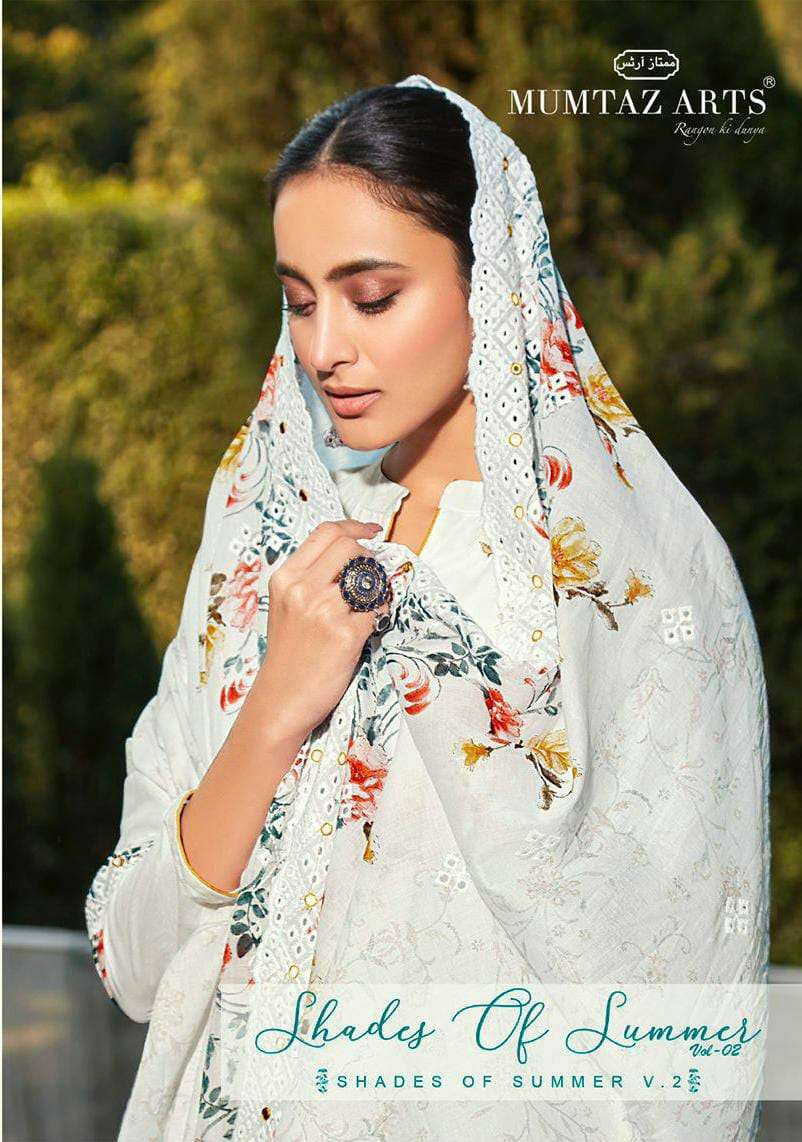 SHADES OF SUMMER VOL-2 BY MUMTAZ ARTS 3001 TO 3004 SERIES LAWN DRESSES