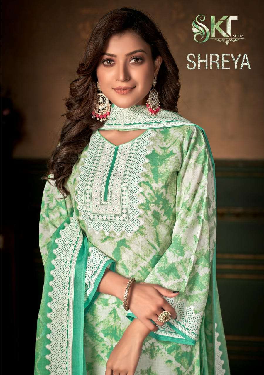 SHREYA BY SKT SUITS 61001 TO 61008 COTTON PRINTED DRESSES