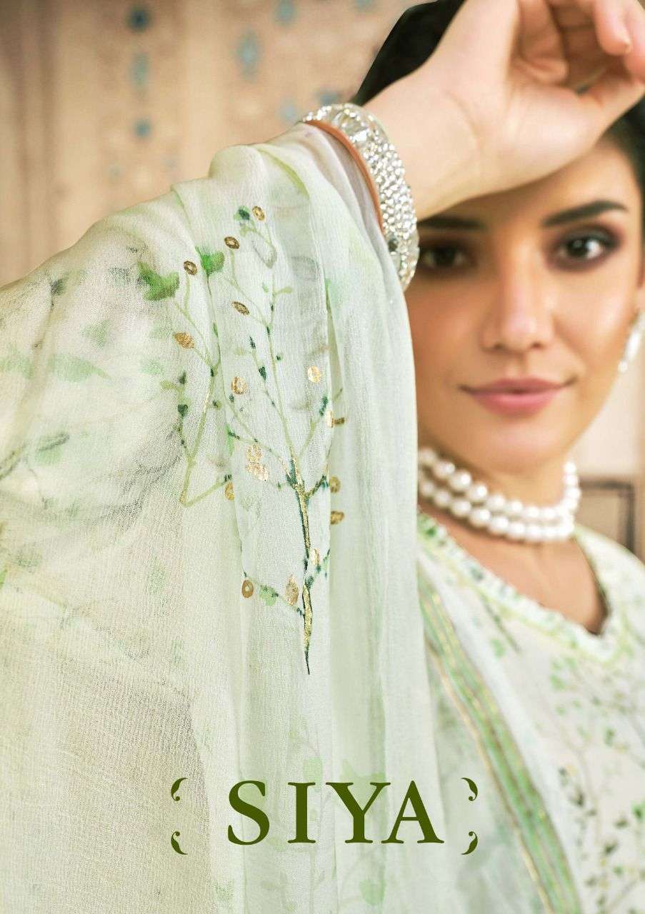 SIYA BY SARGAM PRINTS 280-001 TO 280-006 SERIES COTTON SILK PRINTED DRESSES