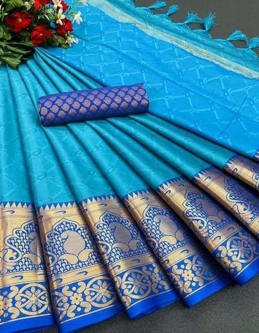 SUNSHINE BY ASLIWHOLESALE 101 TO 105 SERIES DESIGNER COTTON SILK SAREES