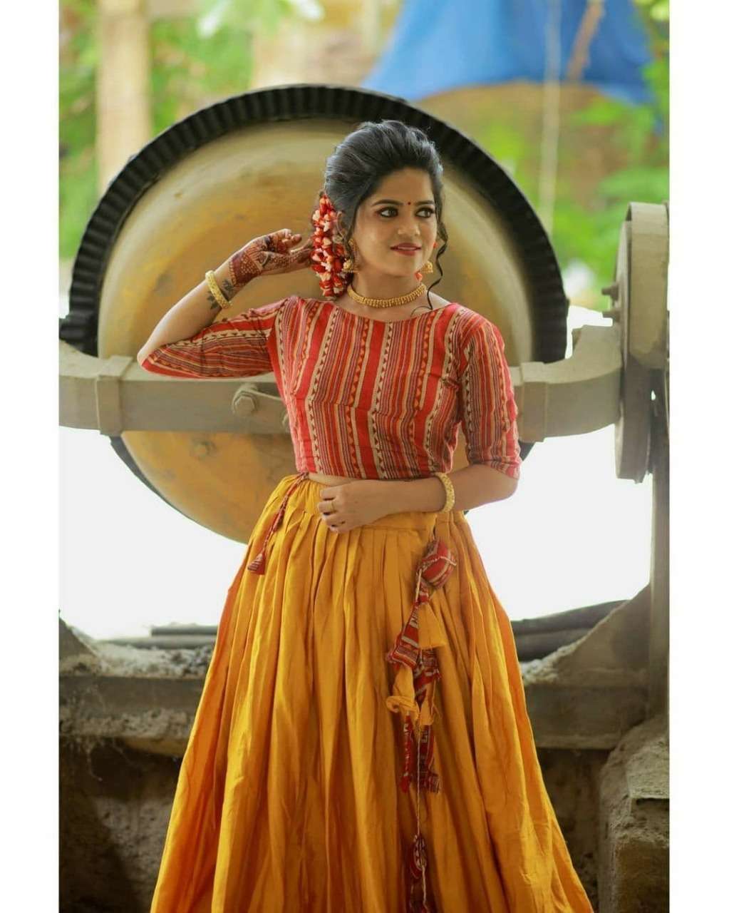 1610 SERIES BY ASLIWHOLESALE DESIGNER COTTON LEHENGAS