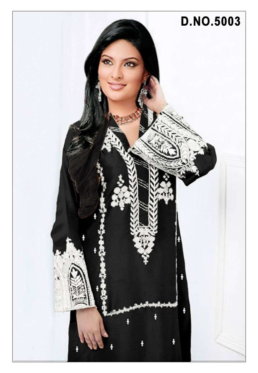 5003 HIT DESIGN BY MASOOD TEX GEORGETTE EMBROIDERED STITCHED PAKISTANI DRESS