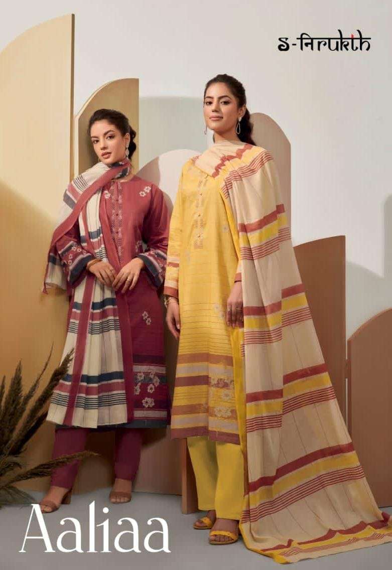 AALIAA BY SAHIBA DESIGNER COTTON EMBROIDERED DRESSES