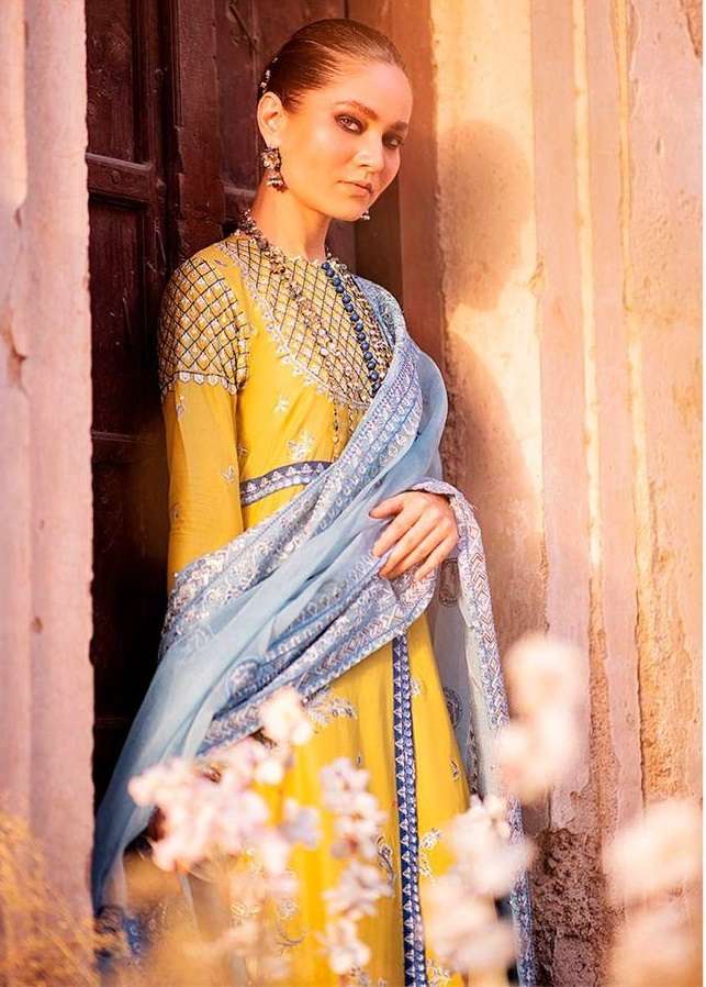 AFROZEH LUXURY LAWN-21 BY DEEPSY SUITS 1271 TO 1276 COTTON EMBROIDERED DRESSES